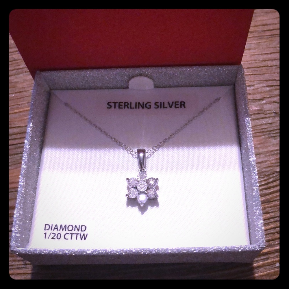 Genuine Diamond pendant necklace